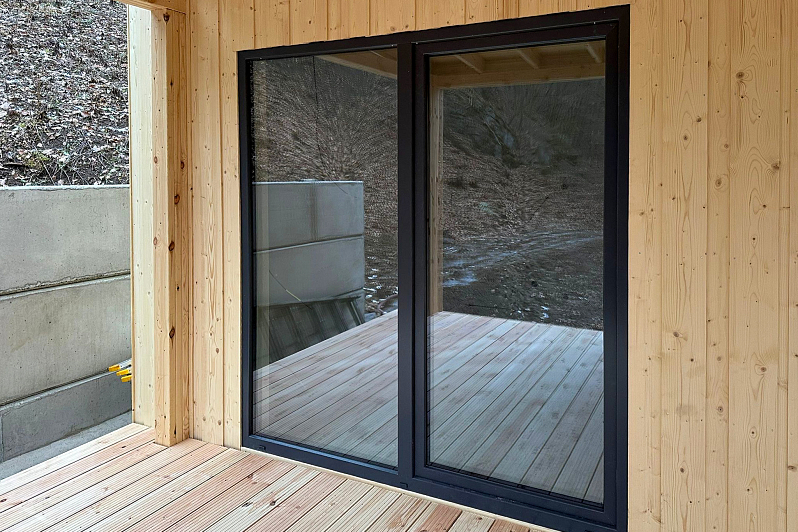 Maison 70 m² en bois kit RE2020 avec permis de construire MENDE V12_A1