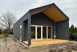 Maison ossature bois ROANNE V2_A2, 11.1x5,8 m,  un design intelligent, écologique et confortable