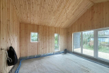 Maison ossature bois ROANNE V2_A2, 11.1x5,8 m,  un design intelligent, écologique et confortable