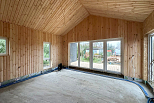 Maison ossature bois ROANNE V2_A2, 11.1x5,8 m,  un design intelligent, écologique et confortable