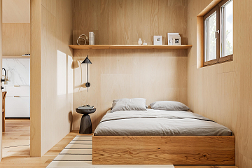 Maison34 m² en bois kit RE2020 avec permis de construire REIMS V10_A1