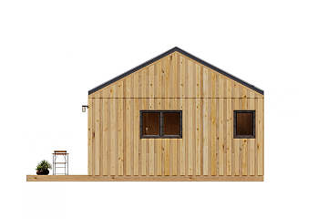 Maison34 m² en bois kit RE2020 avec permis de construire REIMS V10_A1