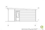 Chalet de jardin CHAGNY VSP43, 23m2, 44mm, 58mm, RE2020, promotion3