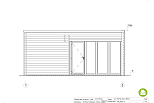 Chalet de jardin RIMONT VSP39, 24m2, 44mm, 58mm, RE2020, sur mesure4