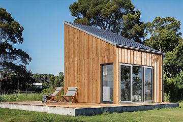 Maison 26 m² en bois kit RE2020 avec permis de construire GIAT V20_A1