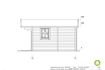 Chalet de jardin PERRIGNY VSP20