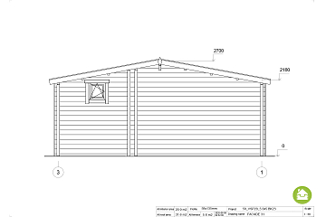 Chalet de jardin PERRIGNY VSP20