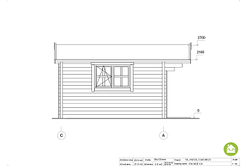 Chalet de jardin PERRIGNY VSP20