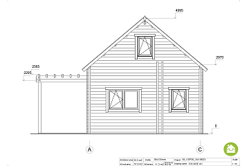 Chalet en bois habitable NARMONT VSP30