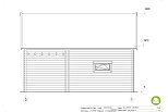 Chalet en bois habitable NARMONT VSP30, 56m2, 44mm, 58mm, RE2020, habitable1