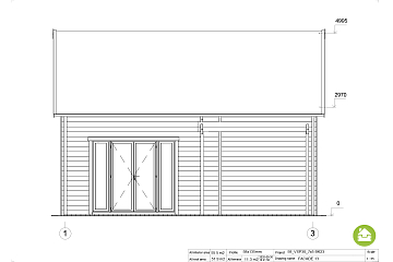 Chalet en bois habitable NARMONT VSP30