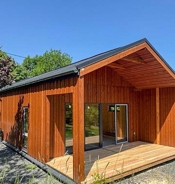 Maison en bois 44 m² RE2020 avec permis – ORANGE V2_A1 | Kit sur