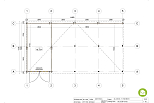 Garage double bois BRENON GS10, 70m2, 44mm, prix, plan de RDC