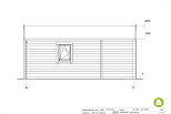 Garage double bois avec véranda RIMONT GS5.1, 54m2, 44mm, acheter, façade1