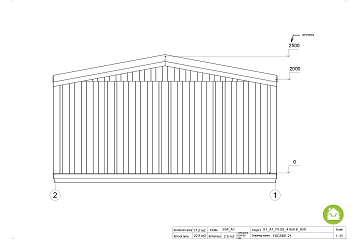 Chalet de jardin PAU S1_A1