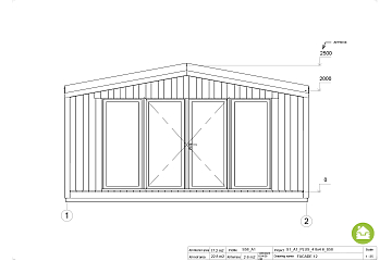 Chalet de jardin PAU S1_A1