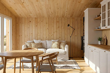 Chalet 17 m² en bois isolé PAU S1_A1_ROI