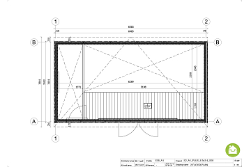 Chalet 20 m² en bois isolé AUBAGNE S2_A1