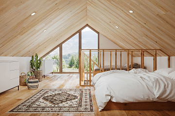 Maison 58 m² en bois kit RE2020 avec permis de construire METZ V11.1_A1