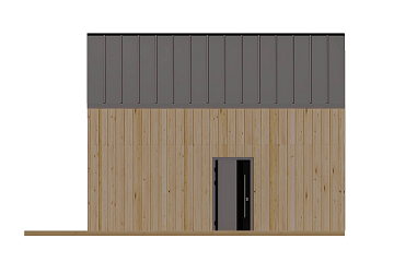 Maison 58 m² en bois kit RE2020 avec permis de construire METZ V11.1_A1
