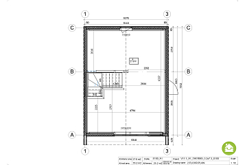 Maison 58 m² en bois kit RE2020 avec permis de construire SORBON V11.1_A1_Mix2