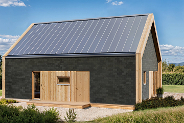 Maison 70 m² en bois kit RE2020 avec permis de construire NOLAY V12_A2