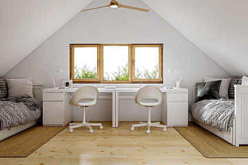 Maison 70 m² en bois kit RE2020 avec permis de construire NOLAY V12_A2