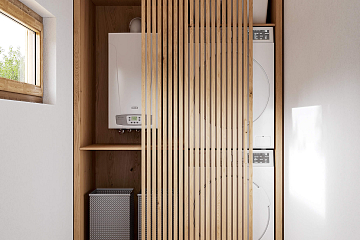 Maison 70 m² en bois kit RE2020 avec permis de construire NOLAY V12_A2