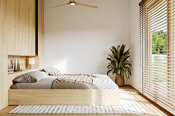 Maison 70 m² en bois kit RE2020 avec permis de construire BASSOU V12_A3