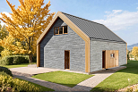 Maison 70 m² en bois kit RE2020 avec permis de construire SULLY V12_A4_Mix