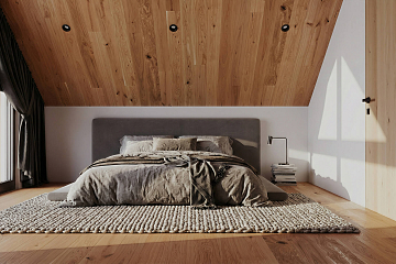 Maison 98 m² en bois kit RE2020 avec permis de construire LORGUES V13_A1_Mix2