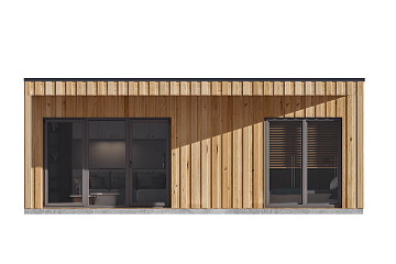 Maison 34 m² en bois isolé RE2020 avec permis de construire LURS V15.1_A1