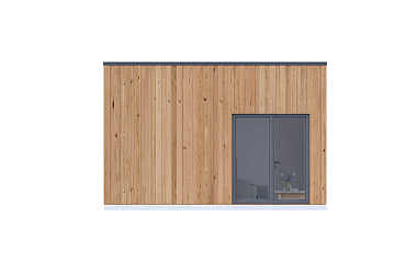 Maison 34 m² en bois isolé RE2020 avec permis de construire SISTERON V15_A1