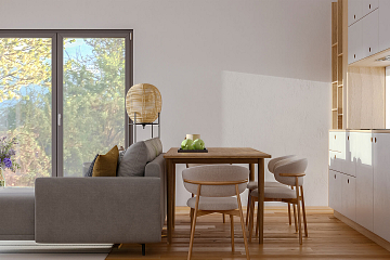 Maison 34 m² en bois isolé RE2020 avec permis de construire SISTERON V15_A1