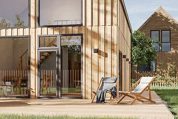 Maison 97 m² ossature bois résidentielle  QUIMPER V17_A1