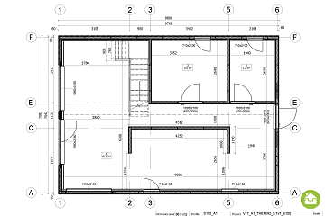 Maison 97 m² ossature bois résidentielle  QUIMPER V17_A1