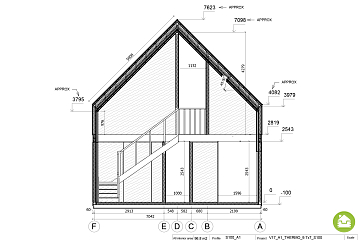 Maison 97 m² ossature bois résidentielle  QUIMPER V17_A1