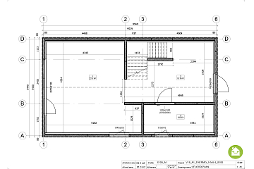 Maison 84 m² en bois kit RE2020 avec permis de construire LORMES V18_A1