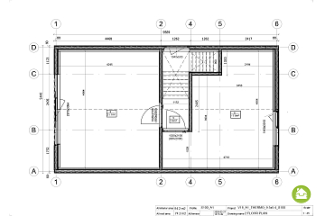 Maison 84 m² en bois kit RE2020 avec permis de construire LORMES V18_A1