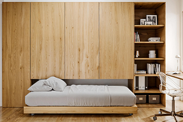 Maison 95 m² en bois kit RE2020 avec permis de construire AVORD V19_A1