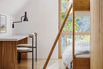 Maison 95 m² en bois kit RE2020 avec permis de construire AVORD V19_A1