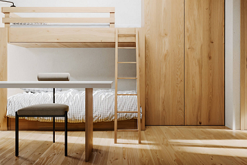 Maison 95 m² en bois kit RE2020 avec permis de construire AVORD V19_A1