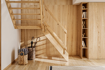 Maison 95 m² en bois kit RE2020 avec permis de construire AVORD V19_A1