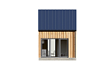 Maison 26 m² en bois kit RE2020 avec permis de construire GIAT V20_A1