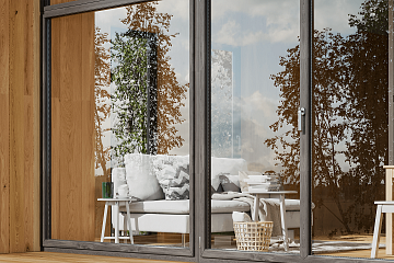 Maison 43 m² en bois kit RE2020 avec permis de construire VELLES V21_A1
