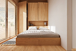 Maison 43 m² en bois kit RE2020 avec permis de construire VELLES V21_A1