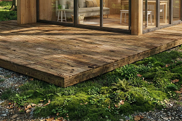 Maison 43 m² en bois kit RE2020 avec permis de construire VELLES V21_A1_ROI