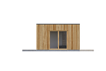 Maison 43 m² en bois kit RE2020 avec permis de construire GAP  V22_A2_Mix