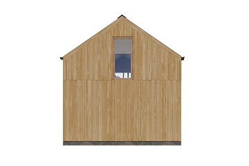Maison 80 m² en bois kit RE2020 avec permis de construire VITTEL V23_A1