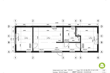 Maison 62 m² en bois kit RE2020 avec permis de construire CABOURG   V24.1_A2_Mix